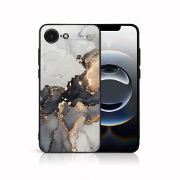 MY ART Védőburkolat a Apple iPhone 16e GREY MARBLE (140)