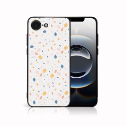 MY ART Védőburkolat a Apple iPhone 16e ORANGE TERRAZZO (165)