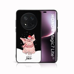 MY ART Karácsonyi dizájn borító Honor Magic7 Lite 5G HAJON HÓT (075)