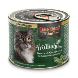 Leonardo macskakonzerv - pulyka, pisztráng 200 g