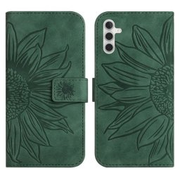 ART SUN FLOWER pénztárca tok pánttal Samsung Galaxy A04s zöld