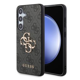 GUESS 4G METAL borítás Samsung Galaxy S24 5G szürke színű