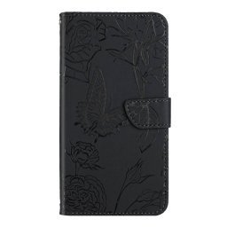 ART BLOSSOM pénztárca tok Motorola Edge 50 fekete