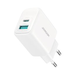 JOYROOM JR-TCF21 Hálózati töltő USB-C / USB-A fehér
