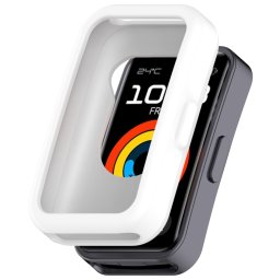 TPU HALF COVER Fedél a Huawei Band 10 / Band 9 / Band 8 fehér