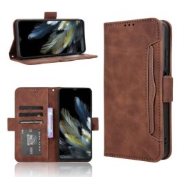 SLOT Pénztárca tok Blackview Wave 8 barna