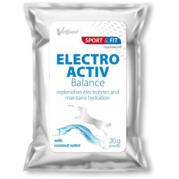 VetFood ElectroActiv Balance - Az elektrolitháztartás egyensúlyának fenntartásáért kutyáknak és macskáknak 20 g