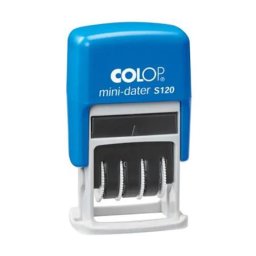 COLOP Dátumbélyegző, fordított, angol dátumbetűvel, COLOP "S120"
