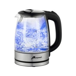 Momert Vízforraló 1,7 literes rozsdamentes + műanyag fekete 2200W 1856