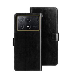 IDEWEI Wallet tok Xiaomi Poco X6 Pro 5G fekete