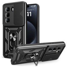 RING KAMERA Borító tartóval Infinix Hot 50 Pro fekete