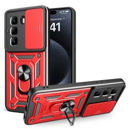 RING KAMERA Borító tartóval Infinix Hot 50 Pro piros