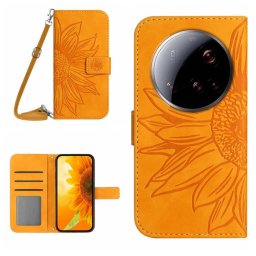 ART SUNFLOWER Pénztárca tok húzózsinórral Xiaomi 15 Ultra narancs