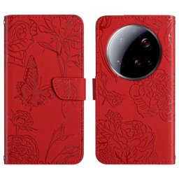 ART BLOSSOM Pénztárca tok Xiaomi 15 Ultra piros