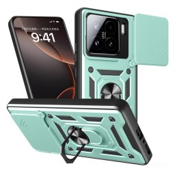 RING KAMERA Borító tartóval a Xiaomi 15 zöldhez