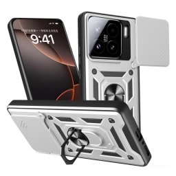 RING KAMERA Borító tartóval Xiaomi 15 ezüsthöz