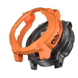 TPU HALF COVER Fedél a Garmin Instinct 3 Solar 50mm narancs