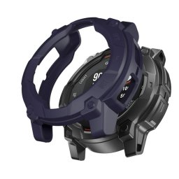 TPU HALF COVER Fedél a Garmin Instinct 3 Solar 50mm sötétkék