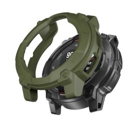 TPU HALF COVER Fedél a Garmin Instinct 3 Solar 50mm zöld