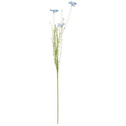 Művirágok kék/fehér árnyalatok 75 cm