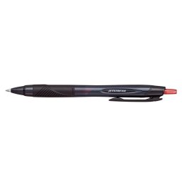 UNI Golyóstoll, 0,35 mm, nyomógombos, fekete tolltest, UNI "SXN-157S Jetstream Sport Eco", piros