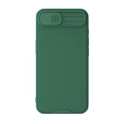 NILLKIN CAMSHIELD PRO szilikon telefonvédő (ütésállóság, kameravédő, csíkos) SÖTÉTZÖLD Apple iPhone 16e