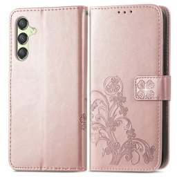 ART FLOWER S pénztárca tok Samsung Galaxy A25 5G világos rózsaszín