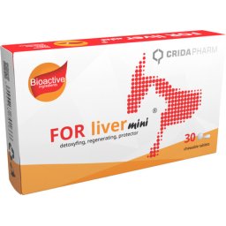 Crida Pharm FOR liver mini rágótabletta 10 kg alatti kutyáknak és macskáknak (30 tabletta)