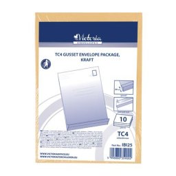 VICTORIA PAPER Redős-talpas tasak csomag, TC4, szilikonos, 40 mm talp, VICTORIA PAPER, barna kraft