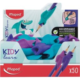 MAPED Ceruzafogó, display, MAPED "Kidy Learn", cápa, vegyes színek