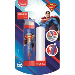 MAPED Radírstift, pótbéllel, MAPED "Superman"