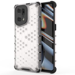 HONEYCOMB Védőburkolat Oppo Find X5 Pro fehér