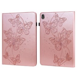 ART BUTTERFLIES Flip borító Lenovo Tab K10 rózsaszín
