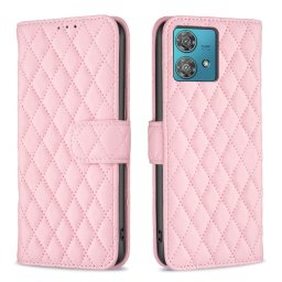 LATTICE Motorola Edge 40 Neo pink védőtok