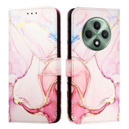 ART MARBLE Pénztárcahuzat Oppo Reno12 FS-hez 5G ROSE GOLD