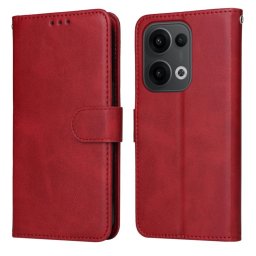 SMOOTH pénztárca tok Oppo Reno13-hoz 5G Piros