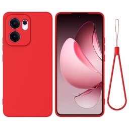 RUBBER Védőtok: Oppo Reno13 F 5G piros