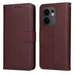 SMOOTH pénztárca tok Oppo Reno13 F 5G barna