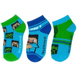 Minecraft gyerek titokzokni 3 pár/csomag 23-38 Nr2