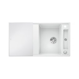 523219 - BLANCO AXIA III 5 S gránit mosogató fehér üveg vágólappal távműködtetővel