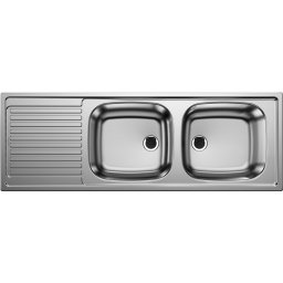 500374K - BLANCO TOP EZS 12 x 4-2 rozsdamentes mosogató 1235X435