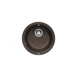 515028 - BLANCO RONDO gránit mosogató kávé 450X450