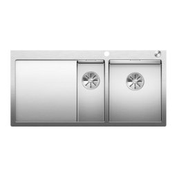 521645 - BLANCO CLARON 6 rozsdamentes mosogató S-IF jobbos 1000X510