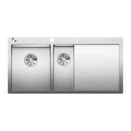 521646 - BLANCO CLARON 6 rozsdamentes mosogató S-IF balos 1000X510