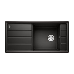 525896 - BLANCO FARON XL 6 S gránit mosogató 1000X500 fekete