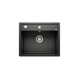 525875 - BLANCO DALAGO 6-F gránit mosogató fekete távműködtetővel 605X500