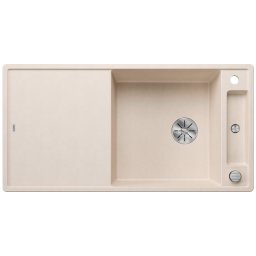 527051 - BLANCO AXIA III XL 6 S gránit mosogató tört fehér üveg vágólappal távműködtetővel