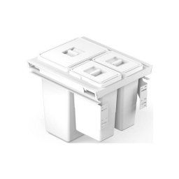 38723 - ATM FUTURA Kihúzható szemetes (24L+2x8L) fehér 500mm