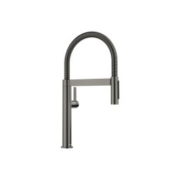 527469 - BLANCOCULINA-S II Mini csaptelep satin dark steel zuhanyváltós fejjel