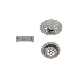 207406 - BLANCO InFino szett satin platinum egy medencés mosogatókhoz